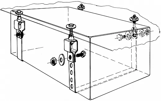 Montage-Set für Wassertanks