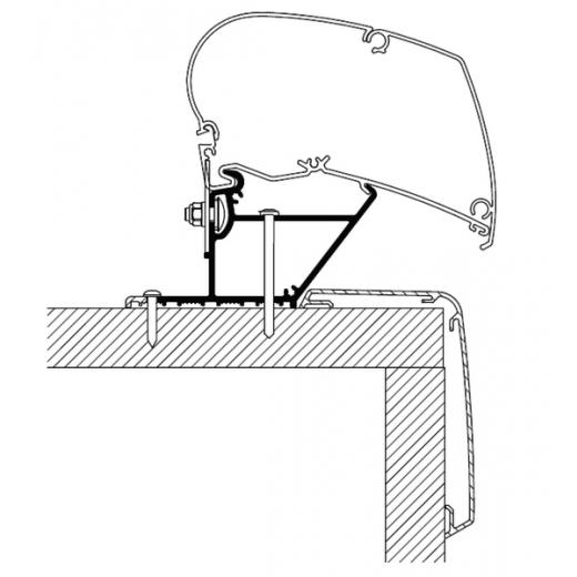 Ducato H2 Lift Roof Adapter