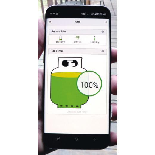 Gasflaschen-Füllstandsmesser mit Bluetooth Übertragen - Für 2 Gasflasche