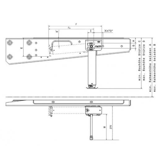 Kurbelstützen ClickFix - Mechanisch