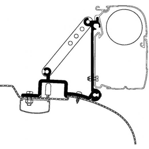 Markisenadapter Fiat Ducato und Baugleiche bis 2006 TO 3200/4200/5200