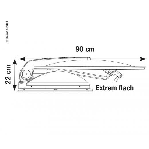 SAT-Anlage Travelsat 2 80 cm mit Bluetooth und Skew