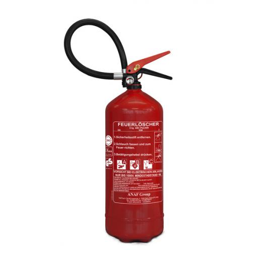 ABC Feuerlöscher 6kg mit Druckanzeige