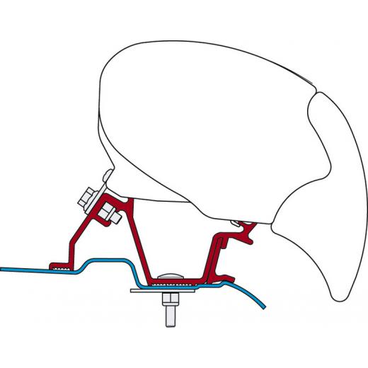Adapter Fiamma F65 für Sprinter, VW Crafter
