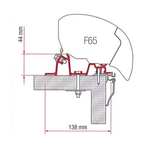 Adapter Fiamma Kit Caravan Hobby 2009