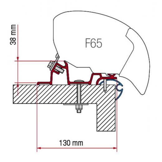 Adapter Fiamma Kit Caravan Standard