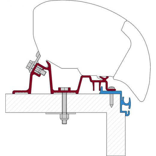 Adapter für Fiamma Dachmarkisen F65, F65S und F65L