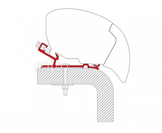 Adapter für Hymer F 65S 450 cm