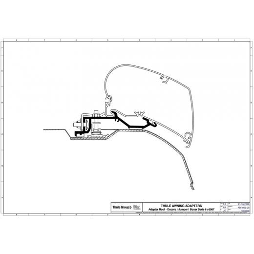 Adapter für Omn. 6002/6900, flache Version, Ducato