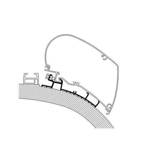 Adapter für Omnistor Markise-Carthago Chic 450 cm