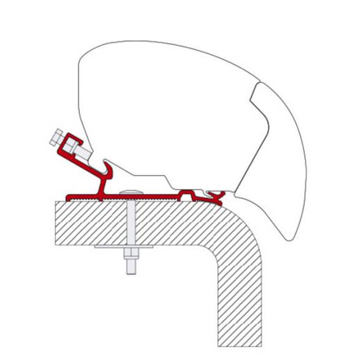 Adapter Hymer F65S, 320 cm