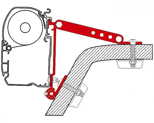 Adapter Kit Wall F1/F45/F50/F55