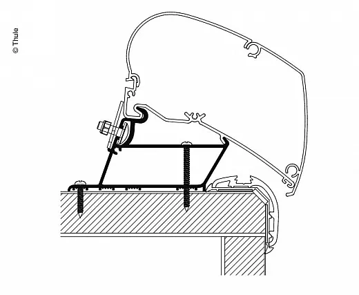 Adapter Malibu Roof 450cm