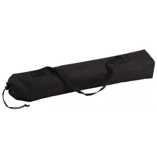 Alu-Rolltisch HUGO mit Tasche u.Haken 46x50x60cm, schwarz