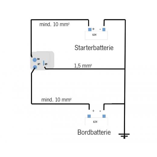 Batterie-Trennrelais E772V2, 12V/120A (kurzzeitig 180A)