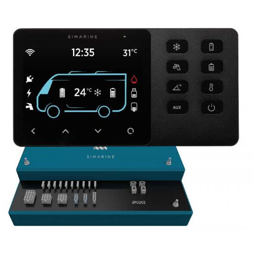 Caravan Control System mit Überwachungs-/Schaltsystem bis zu 10 Geräte