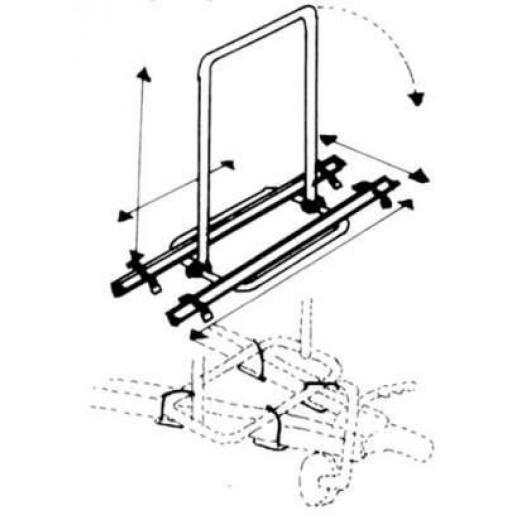 Caravan Deichselträger Polo für 2 Räder