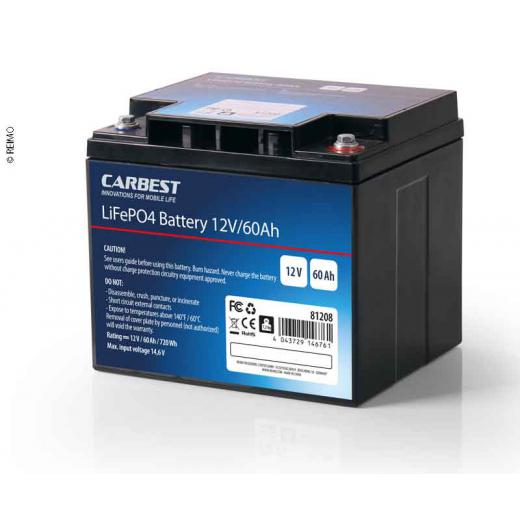 Carbest LiFePo4 Batterie 60 Ah