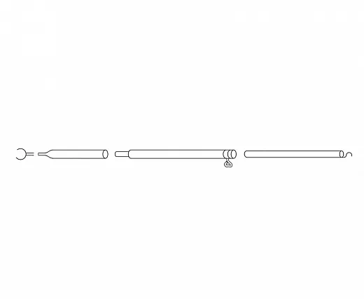 Dachhakenst.170-260cm ALU