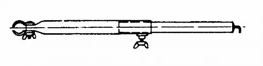 Dachhakenstange 170-250 cm aus Stahl 22 mm