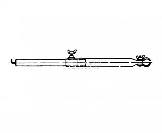 Dachhakenstangen - mit Haken und Rohrschelle