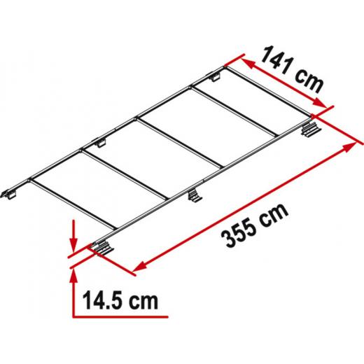 Dachträger für Fiat Ducato,Peugeot Boxer,Citroen Jumper ab Bj.2006