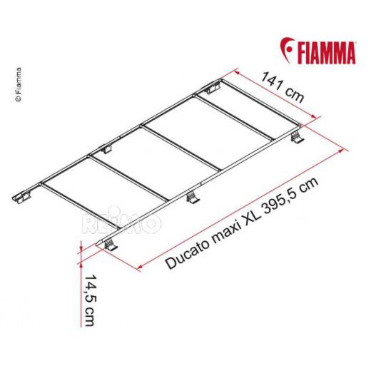 Dachträger für Fiat Ducato,Peugeot Boxer,Citroen Jumper ab Bj.2006