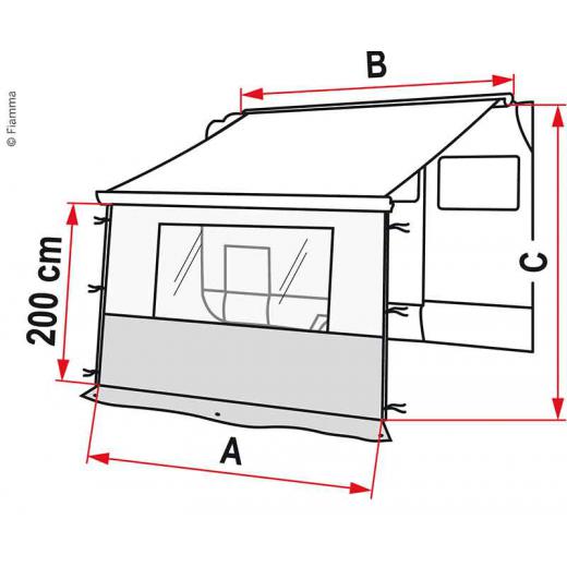 Dichtband Rain Guard für F40 Van