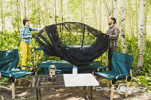 Disc-O-Bed Mosquitonetz mit Rahmen