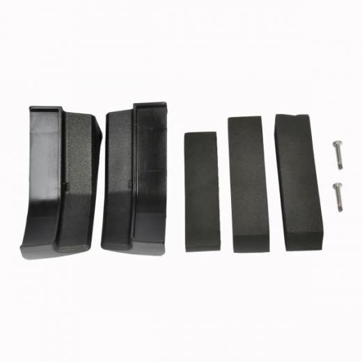 Endkappen schwarz für Thule Ducato-Adapter V17, 2er Set -