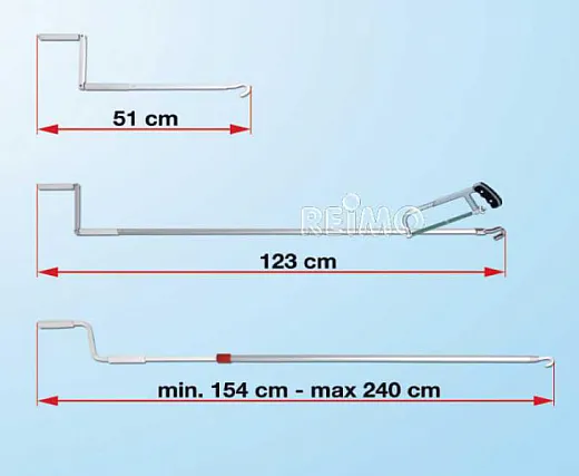 FIAMMA Handkurbel 123cm