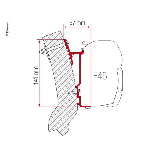 Fiamma Markisen-Adapter Wingamm Oasi 230m