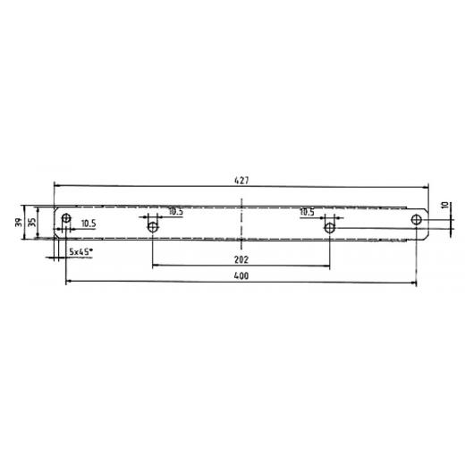 Flachadapter für S-Sitz, Fiat Ducato, Peugeot Boxer, Citroen Jumper