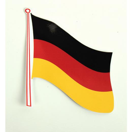 Flaggenaufkleber Deutschland 2er Pack, 145 x 125 mm