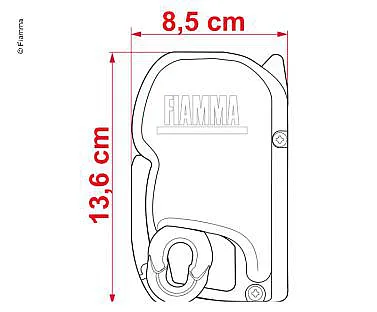 F.Mark.F45S sch.4,0m grau