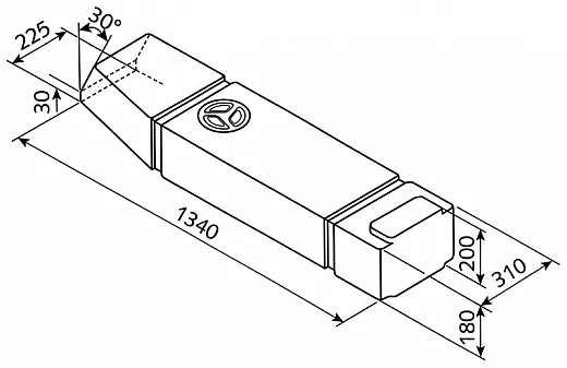 Frisch- und Abwassertank VWT2 60l