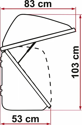 Gepäckbox für Fahrradträger - Ultra Box 320