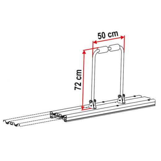 Kit Bike Slide für 2 Fahrräder