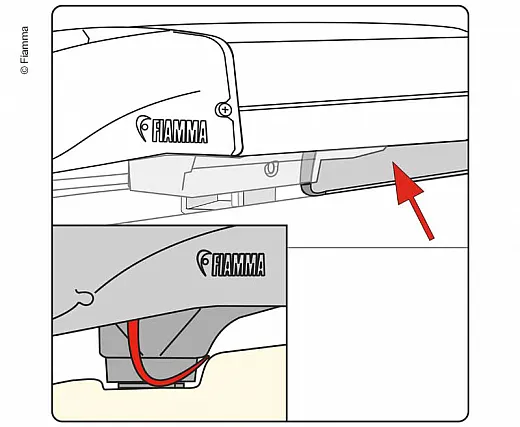 Kit Rain Guard für F40 Van Ford Custom L1/LHD