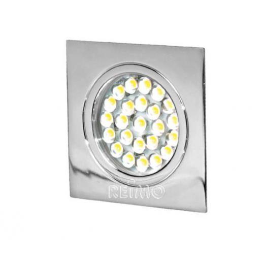 LED Spot 12V,Touch-Schalter, 1,6W, 24LED, chrom