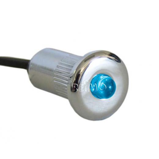 LED Spot Einbau mini, DM 15mm, 0,2W, blau