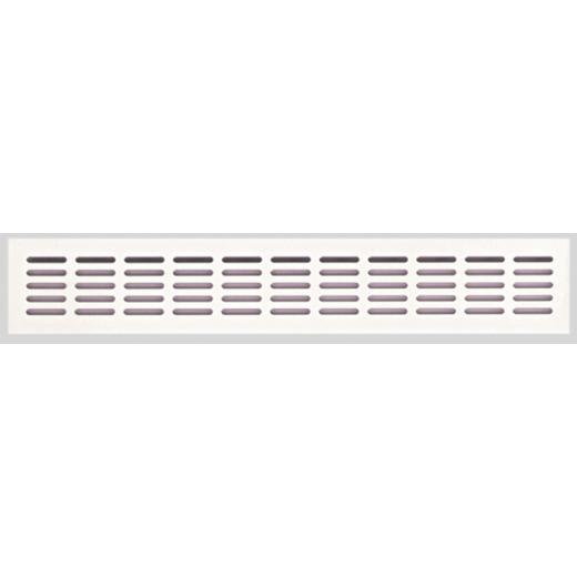 Lüftungsgitter 400 x 80 mm (weiß)