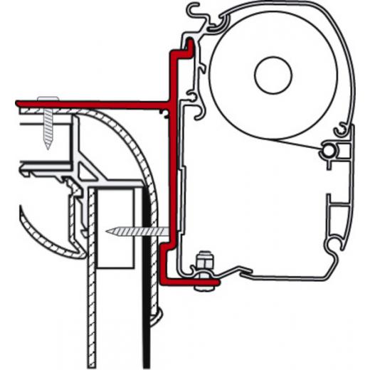 Markisen-Adapter für Adria, Pilote, Bürstner