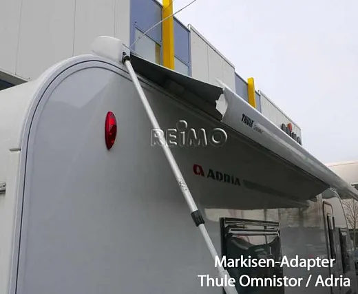 Markisen-Adapter Thule-Omnistor Dachmarkisen 2,5 - 6m an Adria Wohnwagen