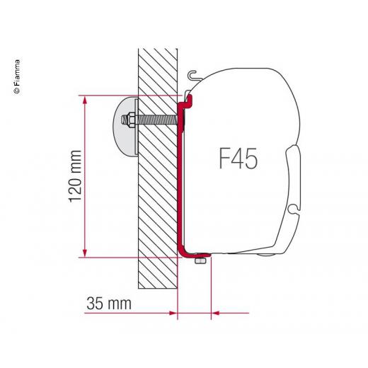 Markisen Adapt.kit AS400L