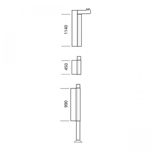 Mastprofil komplett, rechts Residence / Panorama -