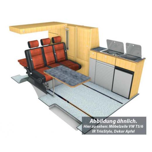 Möbelzeile TrioStyle für VW T6/5 langer Radstand Fertigteil ohne Technik