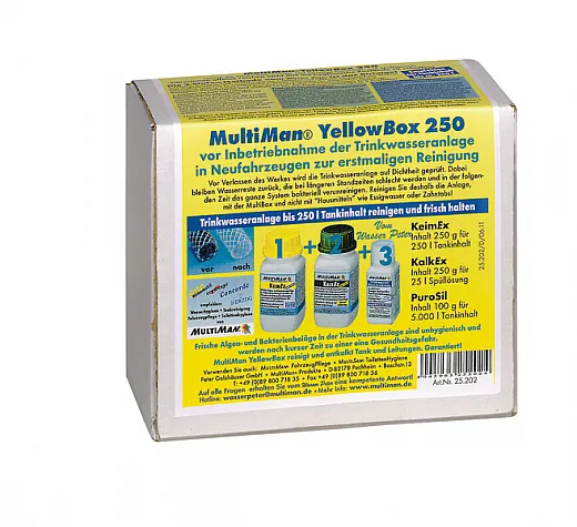 MultiMan YellowBox 250 Wasser-Inbetriebnahmebox