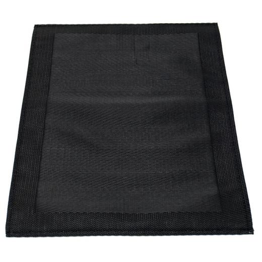 Platzdeckchen 2er Set, 30x45cm, schwarz