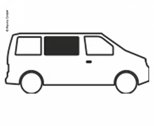 Schiebefenster für VW T4 vorne rechts - Bj. 1190-2004 - Echtglas